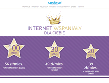 Tablet Screenshot of mediasat.pl